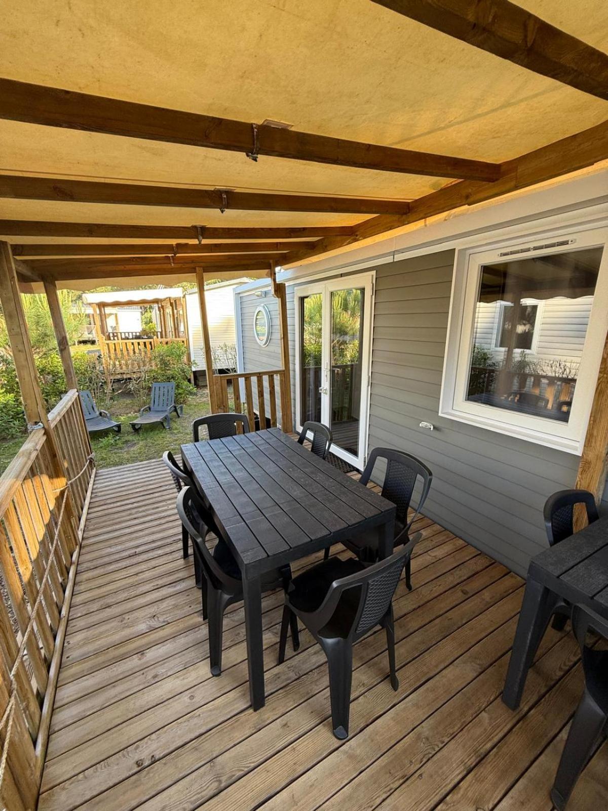 Camping Les Viviers 4 Etoiles Cap Ferret Mobilhome 6-8 Personnes Леж-Кап-Ферре Экстерьер фото