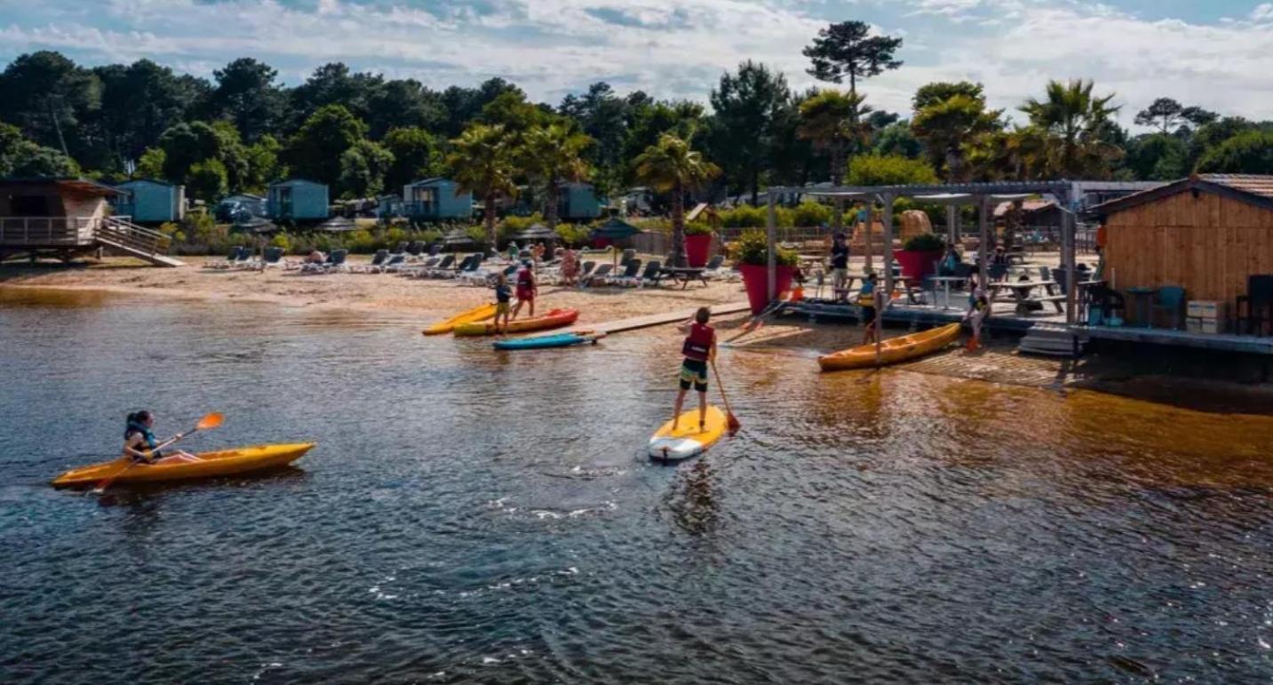 Camping Les Viviers 4 Etoiles Cap Ferret Mobilhome 6-8 Personnes Леж-Кап-Ферре Экстерьер фото
