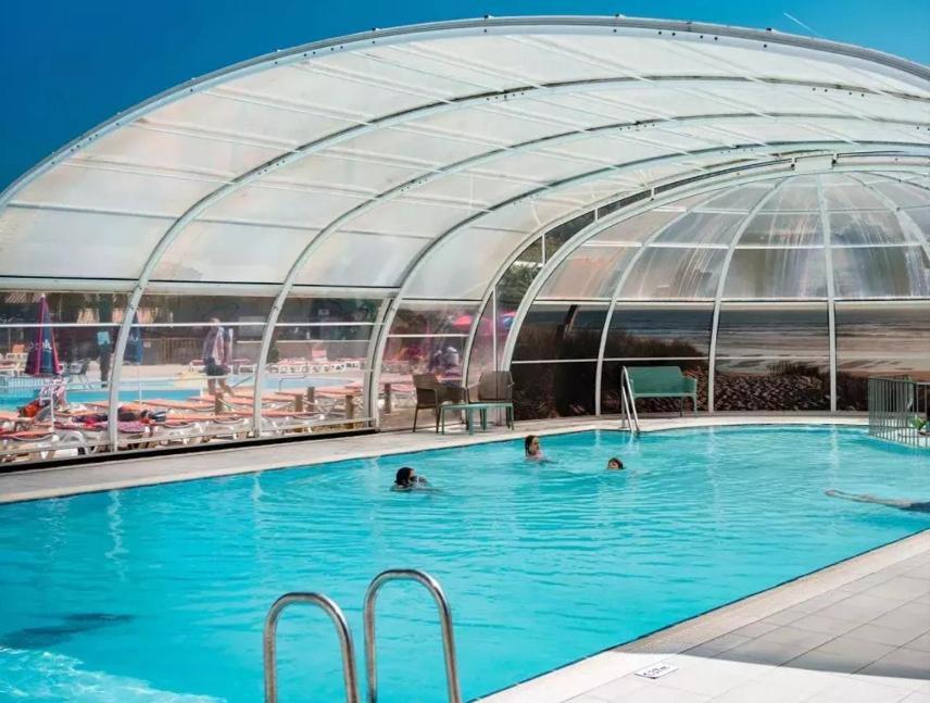 Camping Les Viviers 4 Etoiles Cap Ferret Mobilhome 6-8 Personnes Леж-Кап-Ферре Экстерьер фото