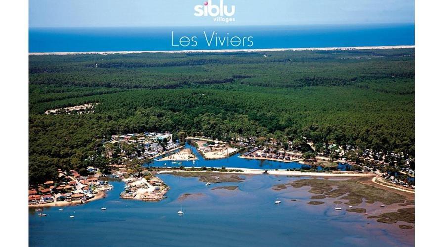 Camping Les Viviers 4 Etoiles Cap Ferret Mobilhome 6-8 Personnes Леж-Кап-Ферре Экстерьер фото